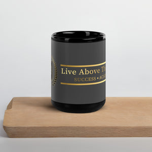 Live Above the Hype Success Academy Two Tone Black/Grey Glossy Mug