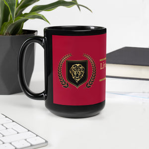 Live Above the Hype Success Academy Two Tone Black/Red Glossy Mug