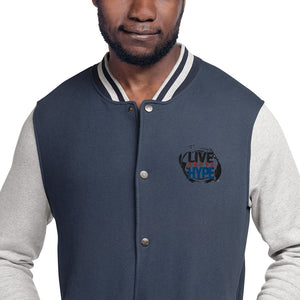 Signature Live Above the Hype Embroidered Champion Bomber Jacket